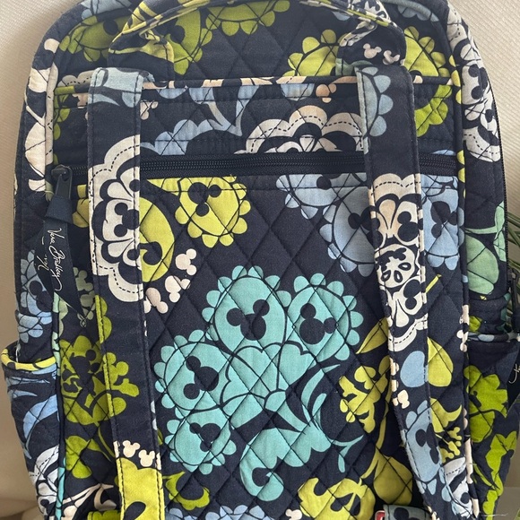 Vera Bradley Disney 2pc Where’s Mikki Quilted Backpack Floral Pattern main image 8